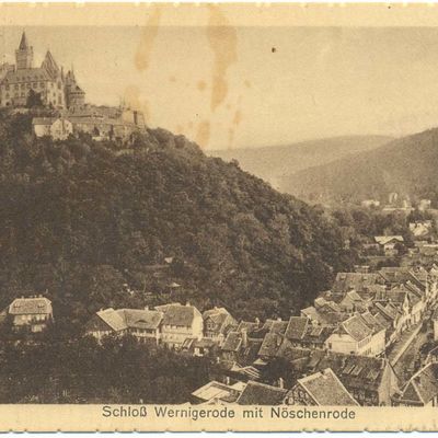 Bild vergrößern: PK_I_0089 Wernigerode Schloss Schloss mit Nschenrode