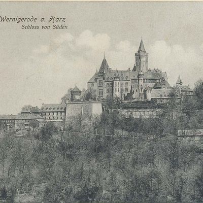 Bild vergrößern: PK_I_0154 Wernigerode Schloss Schloss v. Sden
