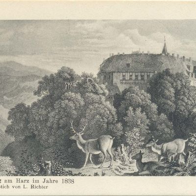 Bild vergrößern: PK_I_0206 Wernigerode Schloss Schloss v. 1838