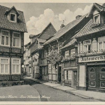 Bild vergrößern: Wernigerode Innenstadt das kleinste Haus (PK_III_0019)
