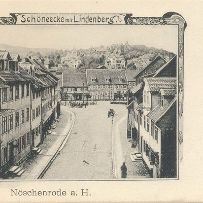 Bild vergrößern: PK_III_0206 Wernigerode Innenstadt Schneecke mit Lindenberg