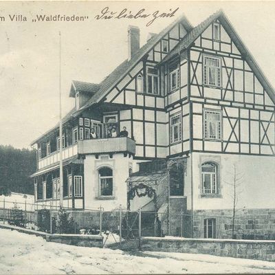 Bild vergrößern: PK_IV_0056 Wernigerode Heime Erholungsheim Villa Waldfrieden