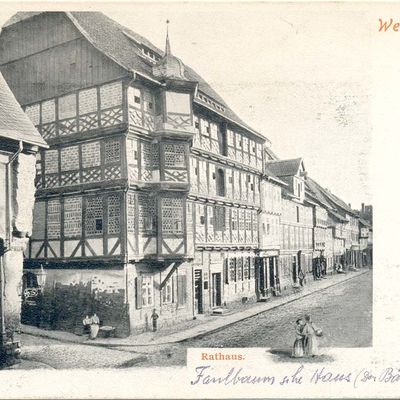 Bild vergrößern: PK_IV_0303 Wernigerode Hotels Altes Rathaus spter Hotel zum Bren