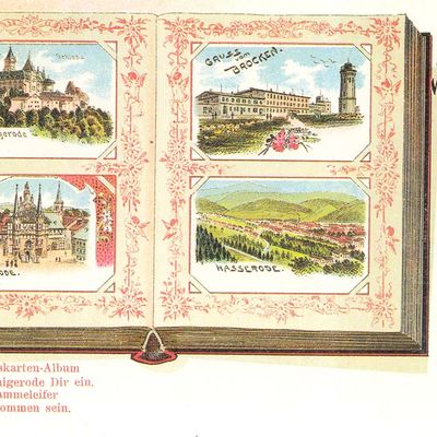 Bild vergrößern: PK_V_0350 Wernigerode Stadtansichten Schloss, Gruss v. Brocken