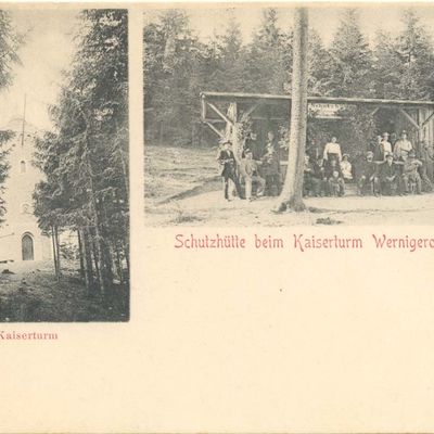 Bild vergrößern: PK_VI_0055 Wernigerode Ausflugsziele Schutzhütte beim  Kaiserturm