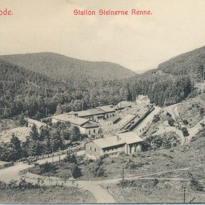 Bild vergrößern: PK_VI_0109 Wernigerode Ausflugsziele Harzer Granit-u. Schotterwerk a.d. Steinernen Renne
