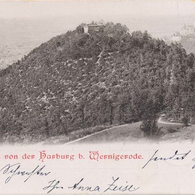 Bild vergrößern: PK_VI_0079 Wernigerode Ausflugsziele Gruss von der Harburg
