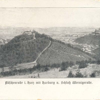 Bild vergrößern: PK_VI_0080 Wernigerode Ausflugsziele Nöschenrode mit Harburg und Schloss