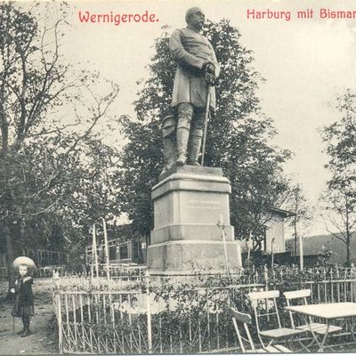 Bild vergrößern: PK_VIII_0007 Wernigerode Denkmler Harburg mit Bismarckdenkmal