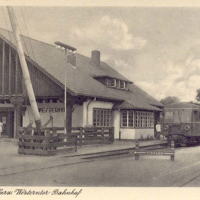 Bild vergrößern: PK_IX_0010 Wernigerode Harzquerbahn Westerntor-Bahnhof