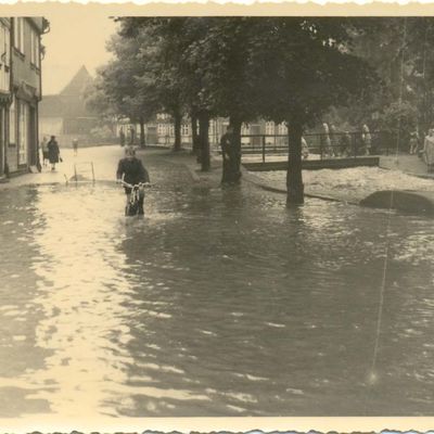 Bild vergrößern: PK_XII_0038 Wernigerode Geschichtl. Ereignisse Überschwemmung Schöne Ecke