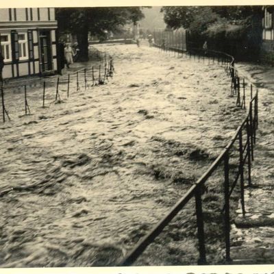 Bild vergrößern: PK_XII_0022 Wernigerode Geschichtl. Ereignisse berschwemmung Schne Ecke