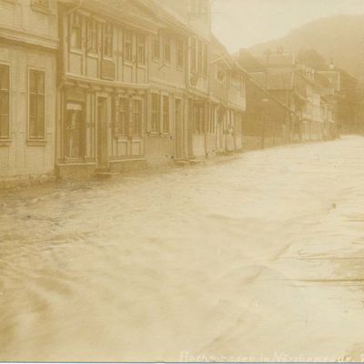 Bild vergrößern: PK_XII_0063 Wernigerode Geschichtl. Ereignisse Hochwasser Nschenrode