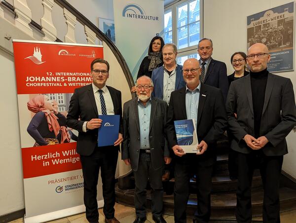 Vertragsunterzeichnung Brahms