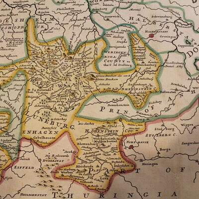 Ausschnitt aus der im Text erwähnten Karte mit dem "Braunschweiger Brocken"