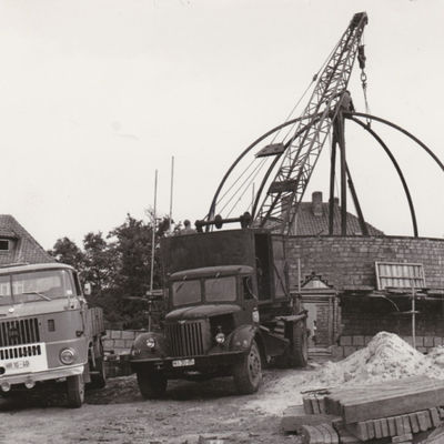Bau im Jahre 1972