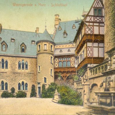 Bild vergrößern: PK_I_0006 Wernigerode Schloss Schlosshof