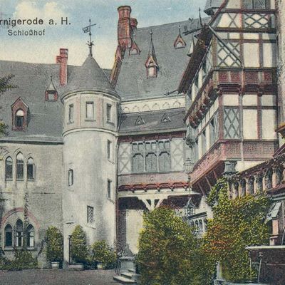 Bild vergrößern: PK_I_0011 Wernigerode Schloss Schlosshof