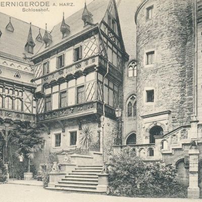 Bild vergrößern: PK_I_0012 Wernigerode Schloss Schlosshof