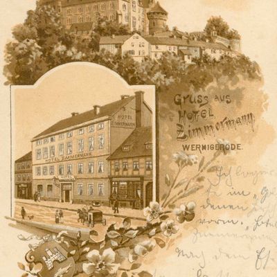 Bild vergrößern: PK_I_0075 Wernigerode Schloss Schloss und Hotel Zimmer