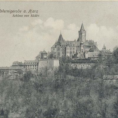 Bild vergrößern: PK_I_0154 Wernigerode Schloss Schloss v. Süden