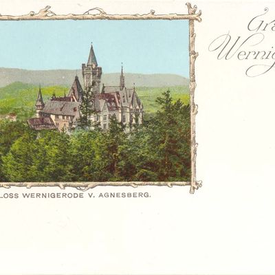 Bild vergrößern: PK_I_0190 Wernigerode Schloss v. Agnesberg