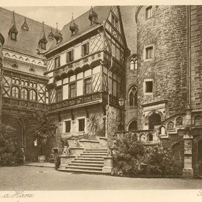 Bild vergrößern: PK_I_0274 Wernigerode Schloss Schlosshof