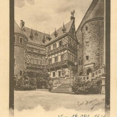 Bild vergrößern: PK_I_0279 Wernigerode Schloss Schlosshof