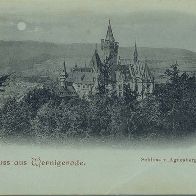Bild vergrößern: PK_I_0128 Wernigerode Schloss vom Agnesberg