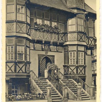 Bild vergrößern: PK_II_0014 Wernigerode Rathaus Rathaustreppe