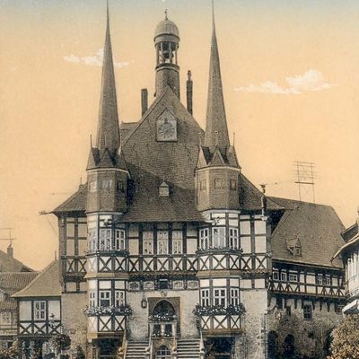 Bild vergrößern: PK_II_0031 Wernigerode Rathaus Rathaus