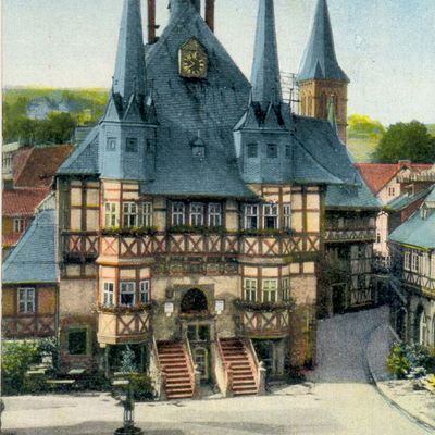 Bild vergrößern: PK_II_0041 Wernigerode Rathaus Rathaus