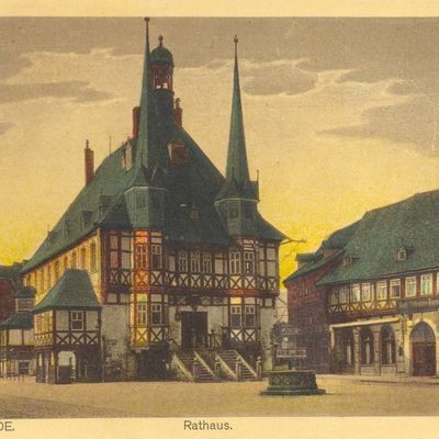 Bild vergrößern: PK_II_0048 Wernigerode Rathaus Rathaus