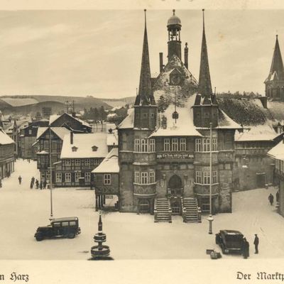 Bild vergrößern: PK_II_0068 Wernigerode Rathaus Marktplatz m. Rathaus