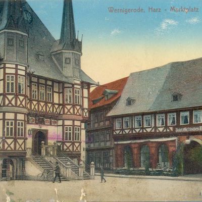 Bild vergrößern: PK_II_0083 Wernigerode Rathaus Marktplatz