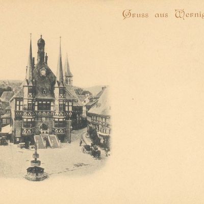 Bild vergrößern: PK_II_0087 Wernigerode Rathaus Rathaus