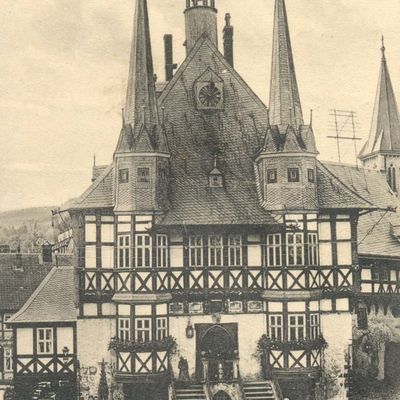 Bild vergrößern: PK_II_0108 Wernigerode Rathaus Rathaus