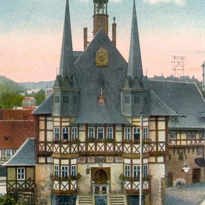 Bild vergrößern: PK_II_0114 Wernigerode Rathaus Rathaus