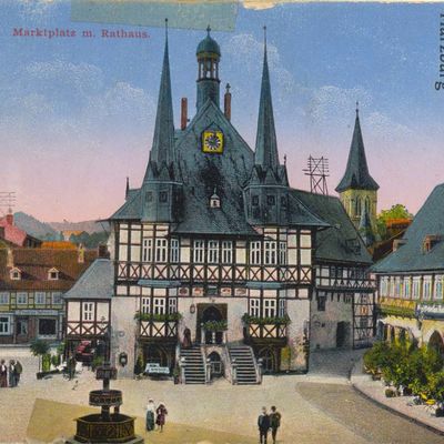 Bild vergrößern: PK_II_0120 Wernigerode Rathaus Marktplatz m. Rath.