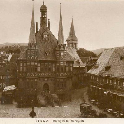 Bild vergrößern: PK_II_0136 Wernigerode Rathaus Marktplatz