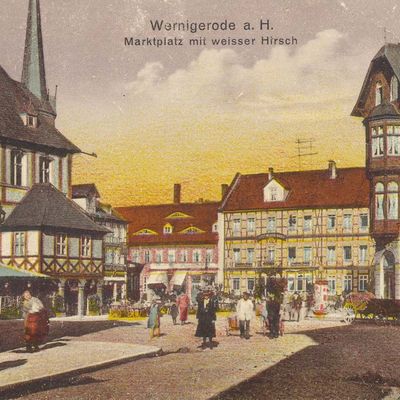 Bild vergrößern: PK_II_0183 Wernigerode Rathaus Marktplatz