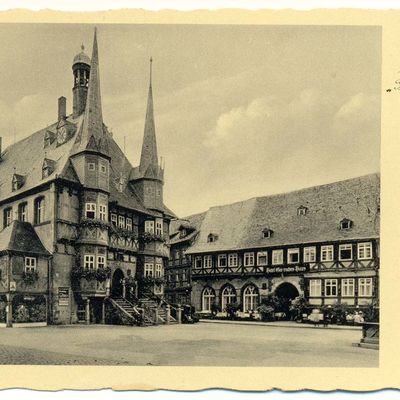 Bild vergrößern: PK_II_0187 Wernigerode Rathaus Rathaus m. Hotel Gotschisches Haus