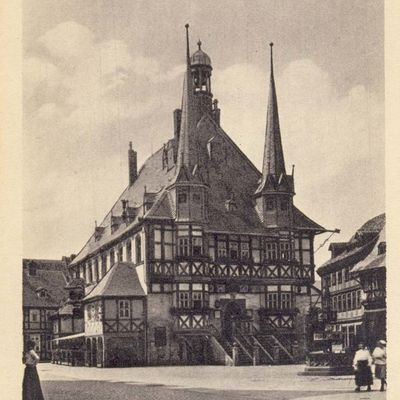 Bild vergrößern: PK_II_0199 Wernigerode Rathaus Rathaus