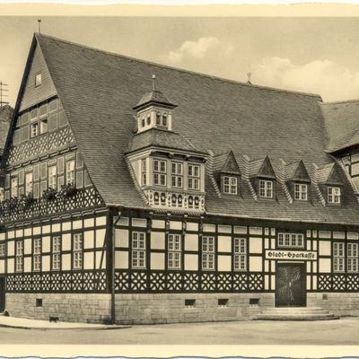 Bild vergrößern: PK_II_0011 Wernigerode Rathausm. Stadtsparkasse NS-Zeit