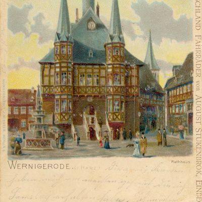 Bild vergrößern: PK_II_0055 Wernigerode Rathaus Rathaus