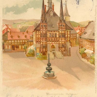 Bild vergrößern: PK_II_0059 Wernigerode Rathaus Rathaus