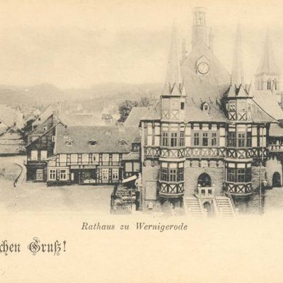 Bild vergrößern: PK_II_0089 Wernigerode Rathaus Rathaus