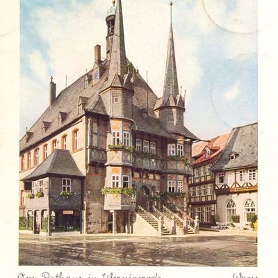 Bild vergrößern: PK_II_0098 Wernigerode Rathaus Am Rathaus