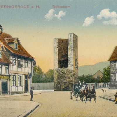 Bild vergrößern: Wernigerode Innenstadt Dullenturm (PK_III_0043)