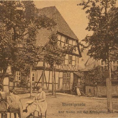 Bild vergrößern: Wernigerode Innenstadt Alte Mühle, Klintgasse (PK_III_0061)